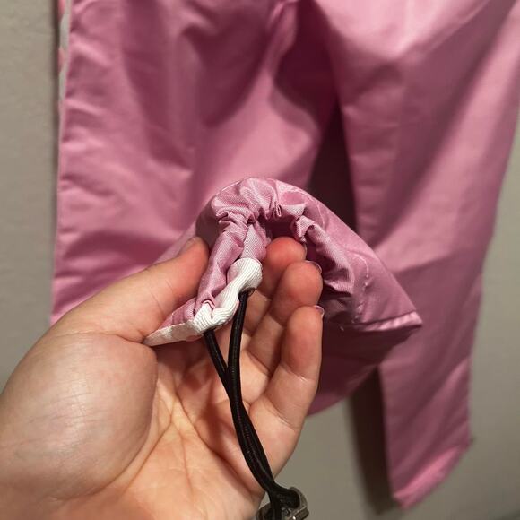 Pink and white Fresh Love track pants with hearts - Picture 8 of 8